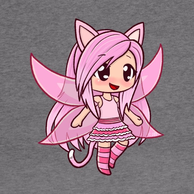 Pink Gacha Fairy - Cute Anime by Pickledjo